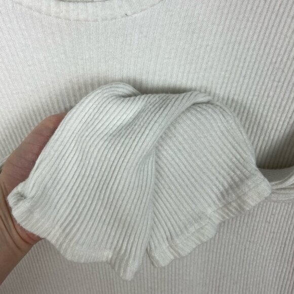 Anthropologie Chrissy Tunic White Velvet Graham Size Medium Long Sleeve Boho M - Picture 6 of 10